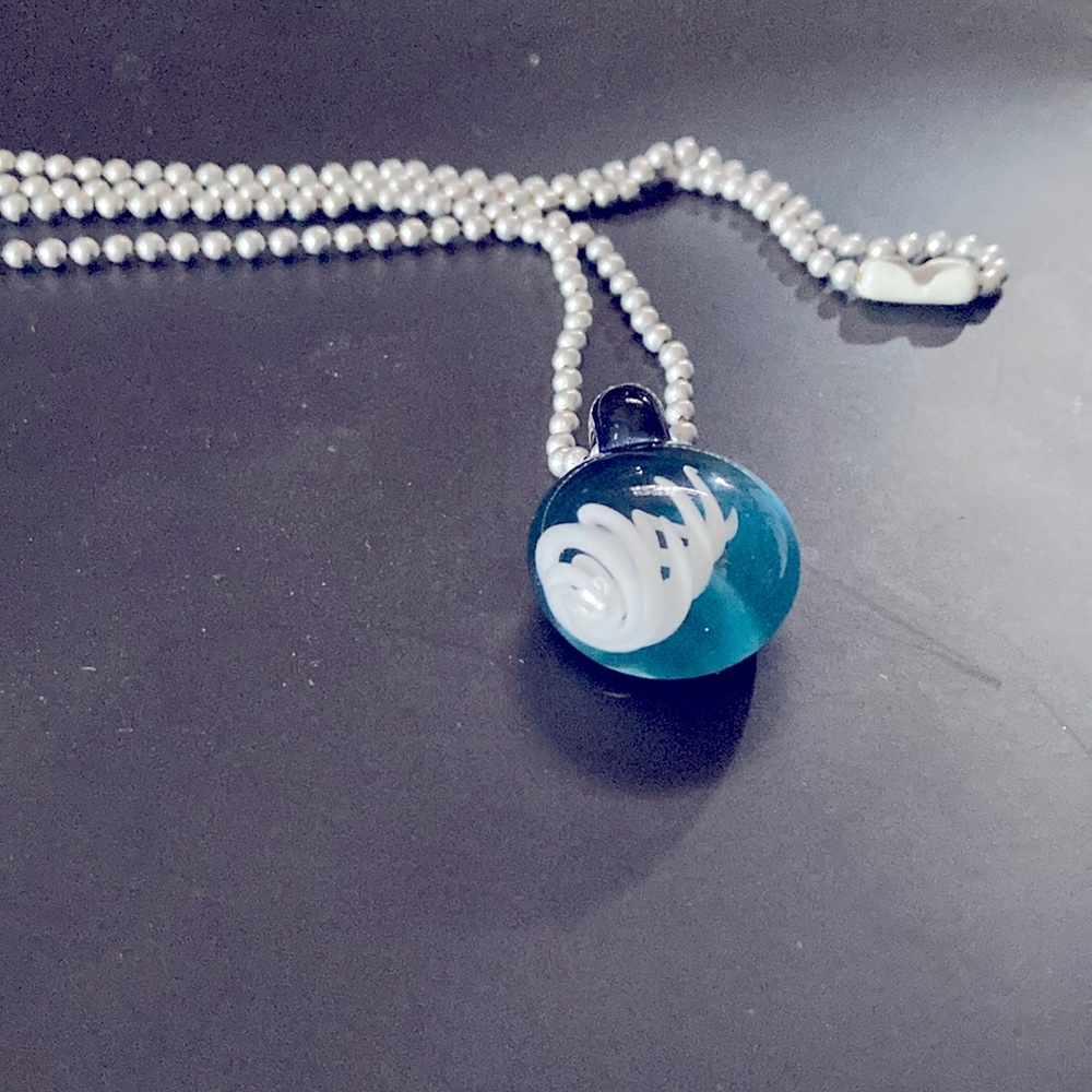 Murano style glass pendant